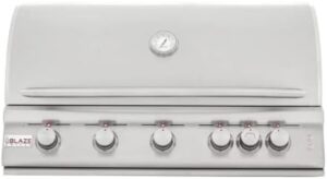 Get ready to elevate your outdoor gatherings with the Blaze Outdoor Grill, featuring 4 burners, rear infrared burner, and grill lights for a premium grilling experience. Perfect for natural gas BBQ enthusiasts!