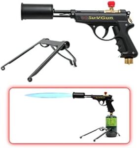 Elevate your grilling game with GrillBlazer's Su-VGun Basic Grill & Culinary Torch. Perfectly blend professional cooking, grilling, and BBQing with this handheld blowtorch for the ultimate culinary experience.