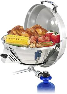 Cook up a storm with Magma Products' Marine Kettle 3, featuring a combination stove and gas grill. Perfect for camping trips or backyard BBQs, this propane portable oven offers great value at an affordable price, and even better deals await when you shop smart!