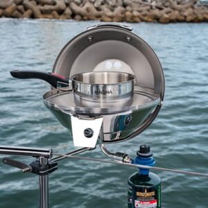 Cook up a storm with Magma Products' Marine Kettle 3, featuring a combination stove and gas grill. Perfect for camping trips or backyard BBQs, this propane portable oven offers great value at an affordable price, and even better deals await when you shop smart!