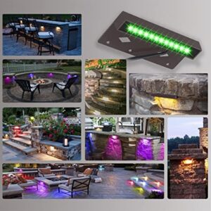 Boost your outdoor hardscape with these 4W LED lights. Color-changing, waterpoof and UL listed, perfect for paver landscape lighting. Get the best price on this 7-inch AC/DC retaining wall light set!