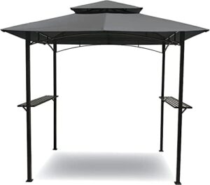 Elevate your outdoor living with the Backyard Expressions Patio Grilling Gazebo, featuring LED lights, airflow ventilation and a sturdy powder-coated steel frame. Perfect for BBQs and gatherings!