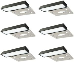 Elevate your outdoor decor with LUMENGY 3" LED lights featuring 5000K daylight and 5 easy-mounting plates for steps, planters, pavers & walls.