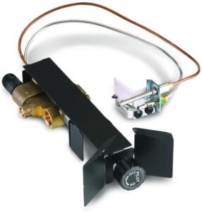 Here is the meta description:

Upgrade your gas fireplace with Peterson's Real Fyre RH Natural Gas Low Profile Manual Safety Pilot Kit featuring a removable knob handle for easy installation and maintenance.