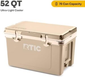 Here is the output:

"Keep your drinks and food fresh with the RTIC Ultra-Light 52 Quart Hard Cooler, featuring insulation for up to 10 hours of ice retention. 30% lighter than traditional coolers."