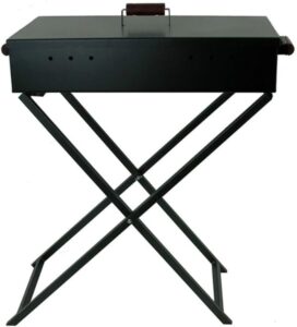 "Discover the ultimate grilling experience with this traditional Persian Middle Eastern Arabic Turkish Cast Iron BBQ Charcoal Grill, perfect for cooking kabobs and more. Enjoy extra-large capacity and durability."