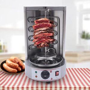 Discover the ultimate vertical kebab grill machine with 2 heating pipes, perfect for restaurants, bars, and barbecue shops. Enjoy quick and even cooking at temperatures from 50-300°C.