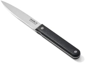 Master the art of cooking with Made In Cookware's Steak Knives, a set of 4 precision-crafted knives featuring full tang designs and truffle black handles. Perfect for any chef!
