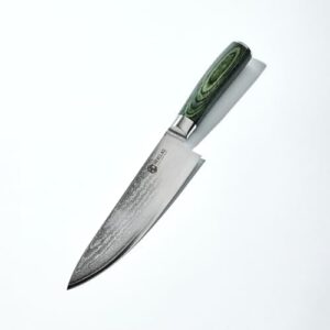 Here is the optimized meta description:

"Upgrade your kitchen with HexClad's Chef's Knife featuring a 8-inch Japanese Damascus stainless steel blade and Pakkawood handle. Discover premium cooking at an affordable price with this exceptional chef's knife, perfect for slicing and dicing."