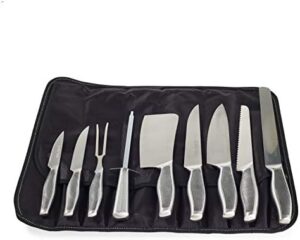 Elevate your cooking experience with the Ross Henery Professional Knives, a 9-piece set of premium stainless steel chef's knives featuring Japanese-style design and exceptional sharpness. Perfect for home cooks and professionals alike.