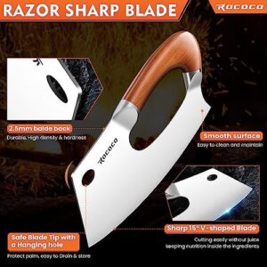 "Boost your outdoor cooking experience with the Viking Effort Saving Chef Knife Set, featuring a sharp cleaver and boning knife. Perfect for camping, BBQs, or everyday kitchen use."