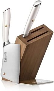 Discover the Cangshan L1 Series 3-Piece HUA Cleaver Knife Block Set, featuring forged German steel and precision-crafted blades for effortless chopping. Perfect for home cooks and professionals alike.