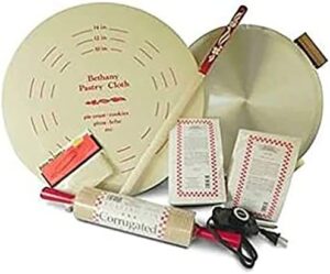 Elevate your lefse game with Bethany Housewares' 760 Aluminum Lefse Griddle, featuring a starter kit for beginners and pros alike. Cook up to 4 at once with durable aluminum construction.
