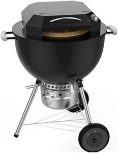 Savor gourmet pizzas on your Weber grill with the Onlyfire Grill Top Pizza Oven Kit. Includes pizza chamber, stone, and adjustable vents for a crispy crust. Perfect for outdoor gatherings!