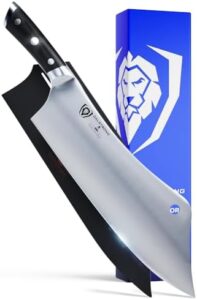 Discover the Dalstrong Chef & Cleaver Hybrid Knife, a 12-inch elite chef's tool featuring HC German steel and G10 handle. Ideal for heavy-duty cutting and NSF certified. Perfect for culinary masters! (147 characters)