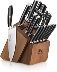 Elevate your cooking experience with the Cangshan L Series 17-piece knife set, featuring high-quality German steel forged blades and ergonomic design. Perfect for any home chef, enjoy superior cutting performance.