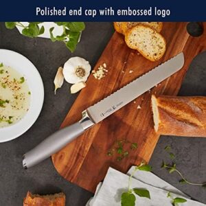 Elevate your kitchen experience with the Henckels Modernist 13-pc Knife Set, featuring a chef knife, paring knife, and steak knife. Includes block storage for easy organization, all in durable stainless steel.