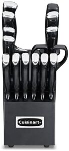 Here is the generated SEO meta description:

"Sharpen your cooking skills with this 15-piece Cuisinart knife set, featuring high carbon stainless steel blades and a durable black block. Perfect for home chefs!"