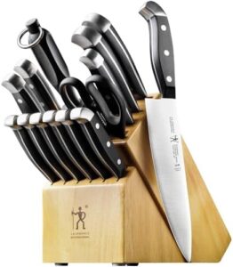 Here is the generated SEO meta description:

"Upgrade your kitchen with this premium Henckels knife set featuring 15 razor-sharp pieces, German engineered for over 100 years of masterful craftsmanship. Perfectly balanced and dishwasher safe."