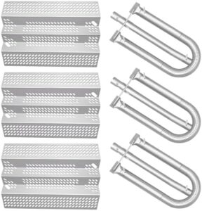 Here is the optimized meta description:

"Repair your American Outdoor Grill with this stainless steel heat plate and grill burner kit, perfect replacement parts for gas grills. Save time and money with easy installation."
