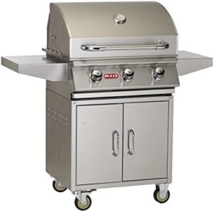 "Experience backyard grilling perfection with the Bull Steer Premium 24-Inch Grill on Cart, featuring a spacious cooking area and convenient cart design. Enjoy sizzling results with propane fuel. Limited time offers: get up to 15% off!"