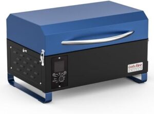 Here is the generated SEO meta description:

"Experience portable grilling perfection with this Onlyfire BBQ Wood Pellet Grill Smoker featuring digital control, LED screen, and 2 tiers cooking area. Perfect for RV camping, backyard use, or on-the-go cooking."