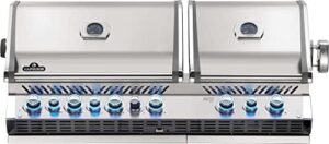 Here is the optimized meta description:

"Savor the perfect grill with Napoleon's BIPRO825RBIPSS-3 propane gas grill head featuring infrared bottom and rear burners, plus 900 sq.in. of cooking space. Perfect for backyard cooks seeking a premium grilling experience."