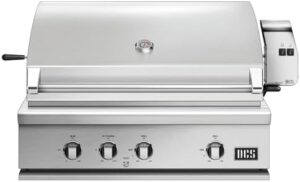 Mastering the grill game with DCS Built-In Traditional Grill with Rotisserie, featuring a 36-inch natural gas design and rotisserie for perfect cooking results.