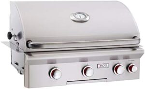 Savor the taste of backyard gatherings with American Outdoor Grill's T-Series natural gas grill, featuring a rotisserie kit and 30 inches of cooking space. Perfect for hosting family and friends.