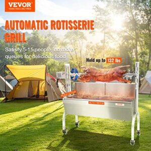 Here is the optimized SEO meta description:

"Grill with precision and ease using VEVOR's Stainless Steel Rotisserie Grill, ideal for whole pig, lamb, or goat roasting. Enjoy effortless cooking with its 50W electric motor."