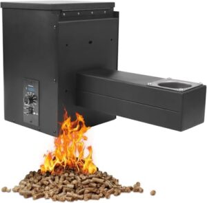 Here is the optimized SEO meta description:

"Upgrade your grilling game with this Pellet Smoker Hopper Assembly Kit, featuring a digital temperature controller and vertical conversion kit for perfect smoke, bake, roast, or braise results - enjoy discounts on this kit!"