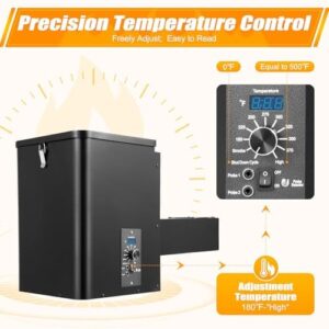 Here is the optimized SEO meta description:

"Upgrade your grilling game with this Pellet Smoker Hopper Assembly Kit, featuring a digital temperature controller and vertical conversion kit for perfect smoke, bake, roast, or braise results - enjoy discounts on this kit!"