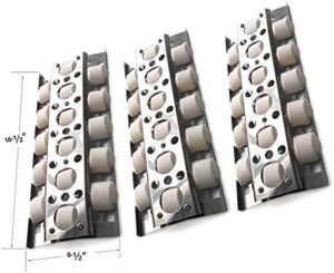 Upgraded BBQ experience with the Replacement Kit For Barbeques Galore, featuring 3 cast burners and heat plates/grates. Perfectly compatible with Capt'n Cook & Nexgrill models.