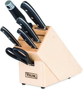 Discover a premium kitchen knives set for home chefs. Includes 7 pieces with wood block and ergonomic handles. German stainless steel blades ensure durability. Perfect for everyday use and dishwasher safe.