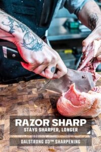 Discover the ultimate kitchen companion with the Mini Rocking Cleaver Knife, featuring 7CR17MOV high carbon steel and a razor-sharp edge. Perfect for chopping veggies or meat, this NSF-certified knife comes with a durable G10 handle.
