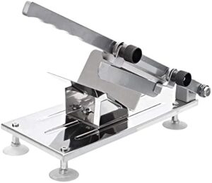 Discover the ultimate kitchen companion: Manual Frozen Meat Slicer, perfect for hot pot, shabu shabu, and Korean BBQ. Slice beef, cheese, fruit & veg with ease in minutes, featuring stainless steel construction and compact design.