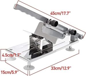 Discover the ultimate kitchen companion: Manual Frozen Meat Slicer, perfect for hot pot, shabu shabu, and Korean BBQ. Slice beef, cheese, fruit & veg with ease in minutes, featuring stainless steel construction and compact design.