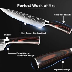 "Discover the ultimate kitchen companion: this 7-piece hand-forged knife set with magnetic holder, perfect for novice to pro chefs. Elevate your cooking game with precision and comfort."