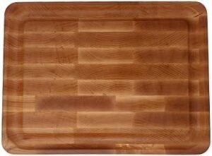 Elevate your cooking experience with the Pit Barrel Cooker EndGrain Large Maple Cutting Board. Handmade, durable and self-healing wood grain design for easier knife use. Perfect for meat lovers!