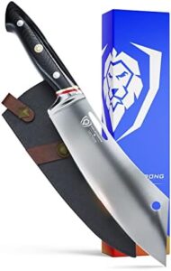 Here is the optimized meta description:

"Sharpen your culinary skills with this 8-inch Centurion Series Hybrid Chef & Cleaver Knife, crafted from premium Swedish high-carbon stainless steel and featuring a durable G10 handle. Razor-sharp for effortless slicing."