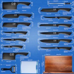 Here is the optimized SEO meta description:

"Discover a chef's dream knife set for meat cleaver, camping, and kitchen use. Includes stainless steel tools kit with magnetic block, bag, and butcher knife. Perfect for master chefs and cooking enthusiasts."