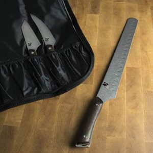 Discover the Kanso 4 Piece BBQ Set, featuring handcrafted Japanese knives with AUS10A stainless steel blades and Tagayasan handles. Perfect for grilling enthusiasts, this set includes a multi-prep, boning/fillet, brisket knife, and roll.