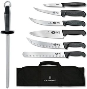 Here is the meta description:

"Sharpens your outdoor cooking skills with the VN46137 Swiss Army Cutlery Fibrox Pro Ultimate Competition BBQ Set. Includes 8-piece knife roll, perfect for camping and backyard gatherings."