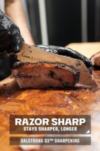 Here is the generated SEO meta description:

"Elevate your cooking experience with this Crixus Chef & Cleaver Knife, featuring German HC Steel and a razor-sharp blade. Durable black G10 handle and NSF Certified for top performance. Perfect for home cooks and pros alike."