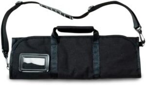 Experience the art of grilling with precision and style using the Swiss Classic 7-Piece BBQ Cutlery Roll Set, featuring high-carbon stainless steel blades and ergonomic handles. Perfect for outdoor enthusiasts, this set includes skewers, tongs, and more.