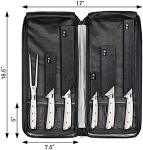 Mastering the grill with ease, this S1 Series 7-Piece BBQ Knife Set features forged German steel and sharp precision edges. Perfect for any grilling occasion, a must-have addition to your outdoor cooking arsenal.