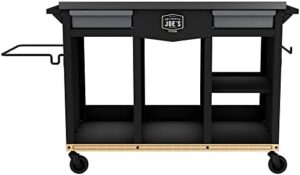 Here is the optimized meta description:

"Maximize kitchen efficiency with the Workstation DLX Prep & Storage Cart, featuring adjustable shelves and ample storage space. Save time and stay organized!"