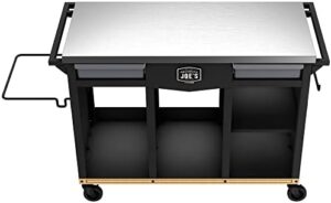 Here is the optimized meta description:

"Maximize kitchen efficiency with the Workstation DLX Prep & Storage Cart, featuring adjustable shelves and ample storage space. Save time and stay organized!"