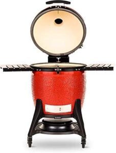 Discover the ultimate grilling experience with Kamado Joe Big Joe III charcoal kamado grill, red. Perfect for backyard gatherings and BBQs.