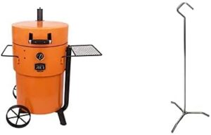 Here is the generated SEO meta description:

"Smoking perfection with the 19202100 Bronco Pro Drum Smiker. Includes 3 Super Skewers for easy food rotation, perfect for BBQ enthusiasts on a budget."
